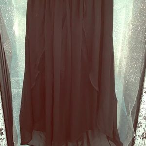 Sheer Black Maxi Skirt💎⚫️✨✨